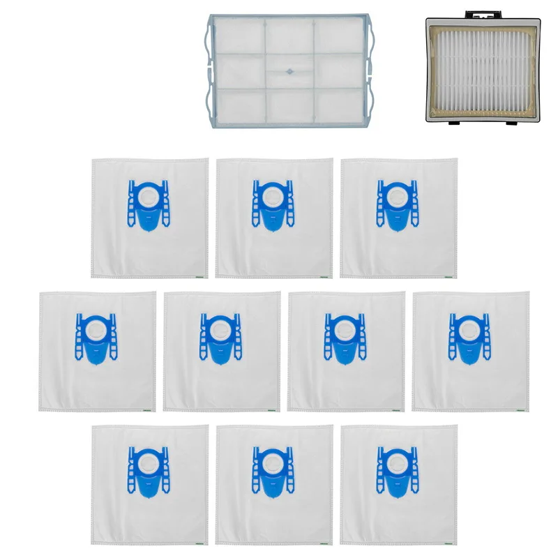 

12 Pcs Dust Bags Air Filters Set For Siemens Typ G Bsg7 Bsgl3126E S62 Vacuum Kit