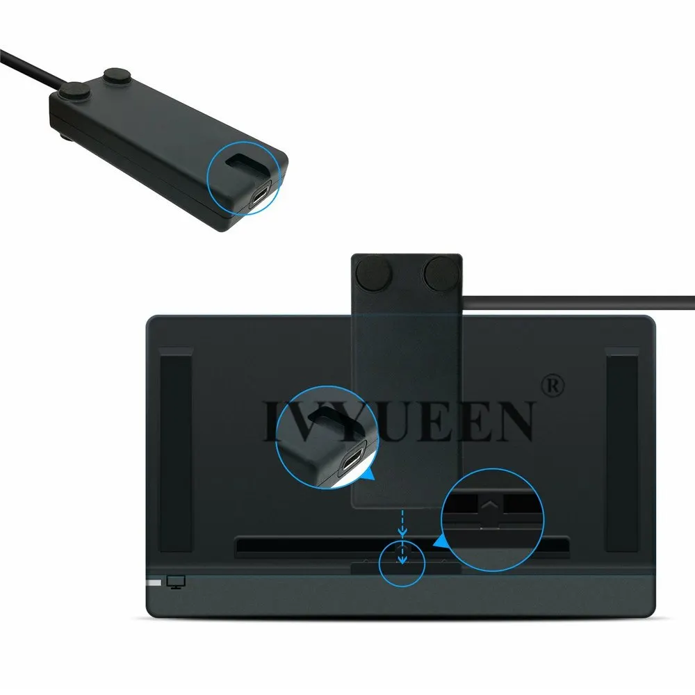 Док станция IVYUEEN и телефон с кабелем для консоли Nintend Switch NS 3 12 футов Поддержка