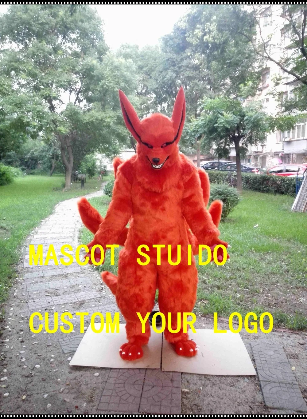 Kurama fursuit движение челюсти digigrade ноги 3d следующие глаза лиса fursuit маскарадный костюм для продажи открытые комиссионные 41987