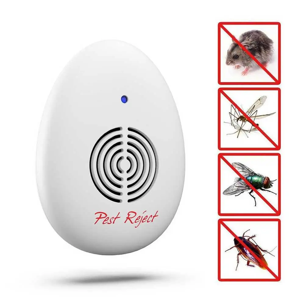 

Ultrasound Mouse Cockroach Repeller Device Insect Rats Spiders Mosquito Killer Pest Control Household Pest Reject