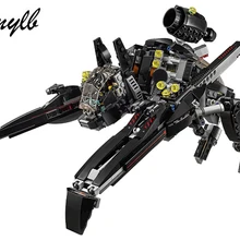 Падение Бэтмен Подлинная фильм серии Scuttler Bat Набор космических кораблей строительные блоки кирпичи игрушки Совместимость с diy