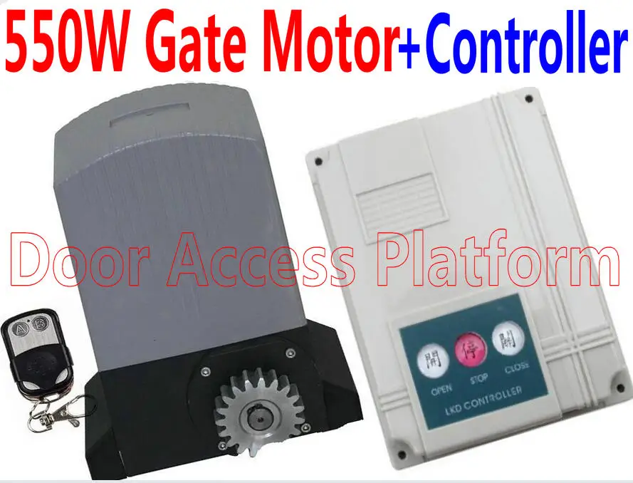 

550W Electronic Motor Door Opener Automatic Sliding Operator Private property Gate Opener 550W Copper Core Motor access door kit