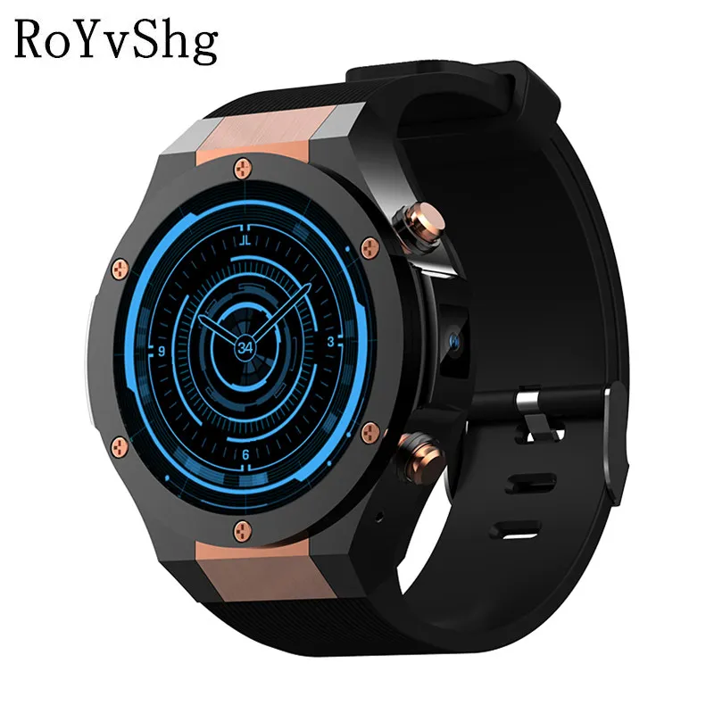 H2 Смарт-часы MTK6580 1.4 дюймов 400*400 GPS + WiFi BT сердечного ритма Мониторы Оперативная