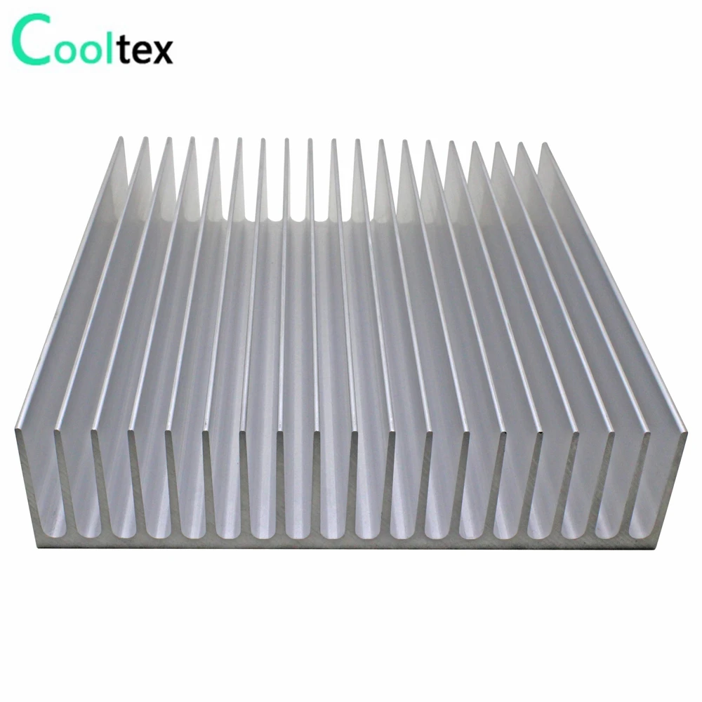 Grande Dissipador de Calor de Alumínio para Led Electronic Chip Cooler High Power Faça Você Mesmo Dissipador de Calor Refrigeração e Refrigeração 200x180x44 mm - Imagem 2