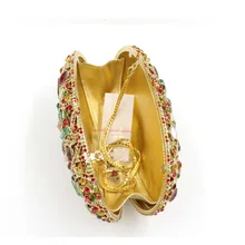 XIYUAN/брендовые сумки-клатчи с кристаллами; вечерние сумки ручной работы; Роскошные вечерние клатчи; женские свадебные дамская сумка; сумки-мессенджеры