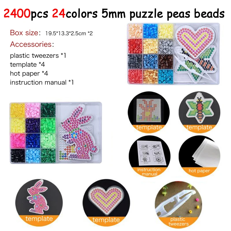 Tool Tweezer Puzzle Peas Beads Board Colors Puzzles Toys for Children|Beads...