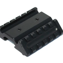 Новые тактические двойной 45 градусов Смещение гору 20 мм W/Пикатинни для зрения фонарик