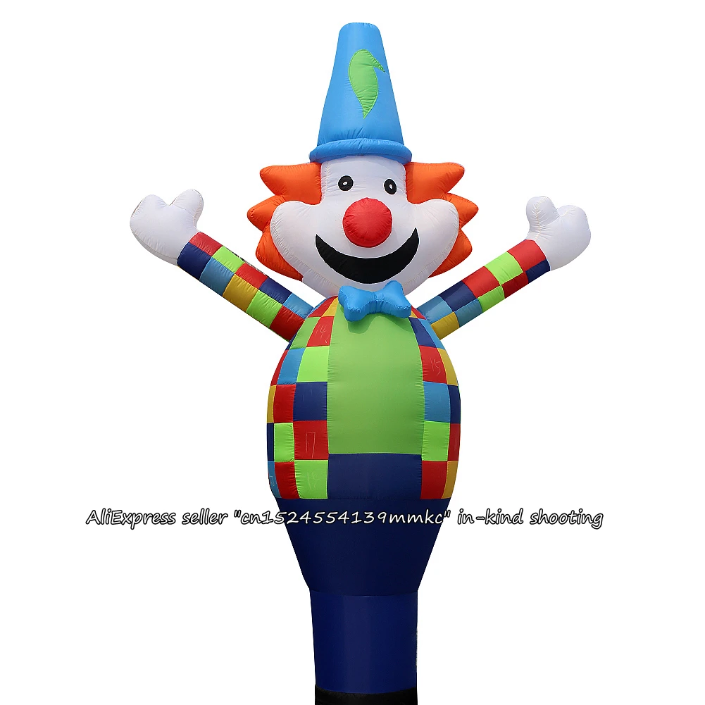 Tanie 3D Multicolor Clown dmuchany tancerz chwieje tańczące postacie nadmuchiwana rura