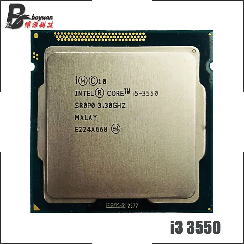 Процессор Intel Core 3550 i5 1155 3 ГГц четырехъядерный процессор 6M 77W LGA | Компьютеры и офис