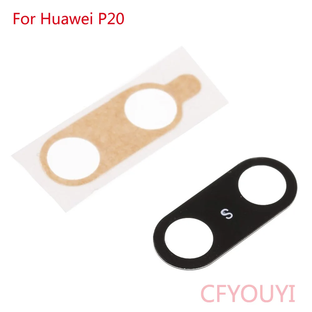 

10pcs/lot New Back Rear Camera Glass Lens Cover with 3M Adhesive Stickers P20 P20 Pro P20 Lite