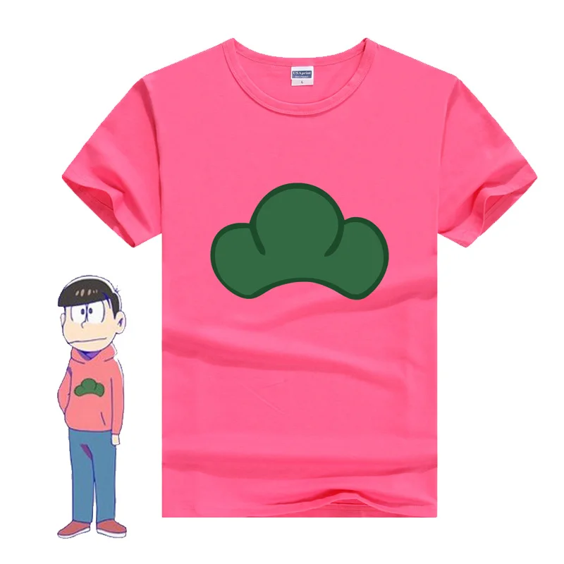 Cosworld Anime Osomatsu-san Cosplay Costumes Top Jyushimatsu Ichimatsu Karamatsu Todomatsu Choromatsu Shortsleeve T-Shirt (7)