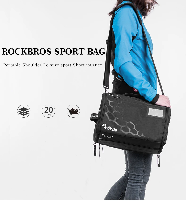 Best ROCKBROS 20L High Capacity Waterproof Bag Triathlon Cycling Equipment Storage Bag Gym Fitness Training Sports Backpack Handbag 0 Best ROCKBROS 20L High Capacity Waterproof Bag Triathlon Cycling Equipment Storage Bag Gym Fitness Training Sports Backpack Handbag 0