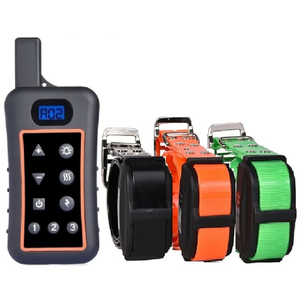 New Shock Collars for Dog Hunting Training Remote Control 1200M Waterproof Electronic Dog Training Collar for All Size Dogs - Цвет: for 3 dogs