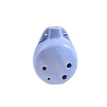 Высококлассный 6 отверстий c Ключ окарина Китай AC глазурованная Flauta печь льда-трещина гончарный Карманный Ветер музыкальный инструмент начинающих