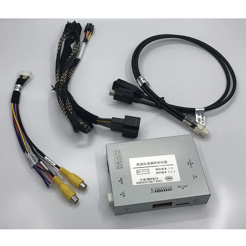 

Car Reverse Camera Video Interface Original Display Rear Backup Retrofit For Cadillac XT5 2016 Parking Guidelines System Plus