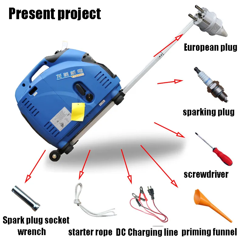 3000W 220V AC New Model Lightest Inverter Generator,Portable generator for Camping,Outdoor generator for Picnic,GS3000