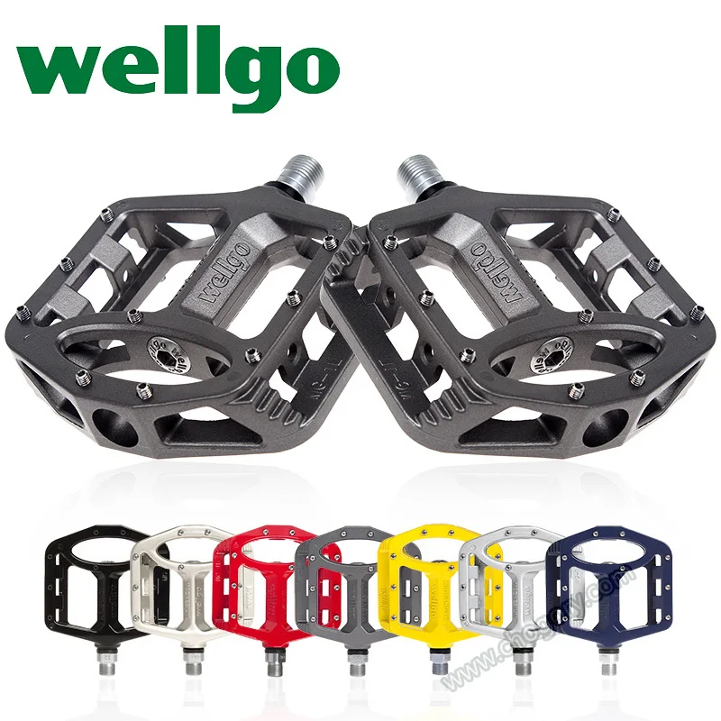 

Brand High Quality Aluminum BMX Road Bike MG-1 MG-2 MG-3 Wellgo Bicycle Pedals MTB Mountain bike wellgo Pedals