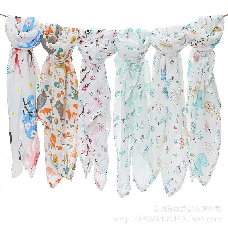 

New design patterns baby swaddle wrap blanket orgainc muslin cotton two layers play mat newborn sleeping cover swaddle blanket