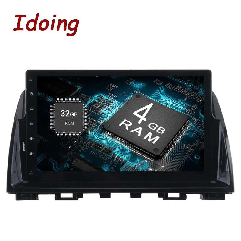 

Idoing 2Din 9inch 4G RAM 32G ROM Steering Wheel Android8.0 Car Multimedia Player Fit Mazda 6 2014 Octa Core Fast Boot 3G/4G TV