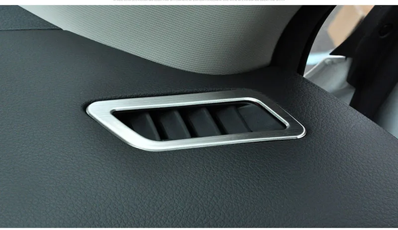 Автомобильный Стайлинг ABS хром кондиционер вентиляционная крышка наклейка для Nissan X-TRAIL Xtrail X trail T32 2013 автомобильные аксессуары