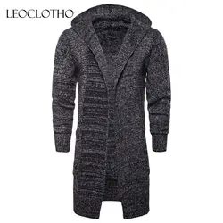 LEOCLOTHO свитер для мужчин 2018 осень зима новый уличная мода мужской трикотаж свитеры для женщин Трикотаж Пальто Зимняя верхняя одежда
