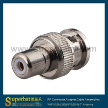 Superbat RF коаксиальный разъем BNC-RCA адаптер RCA Женский Джек BNC штекер для видеокамеры CCTV