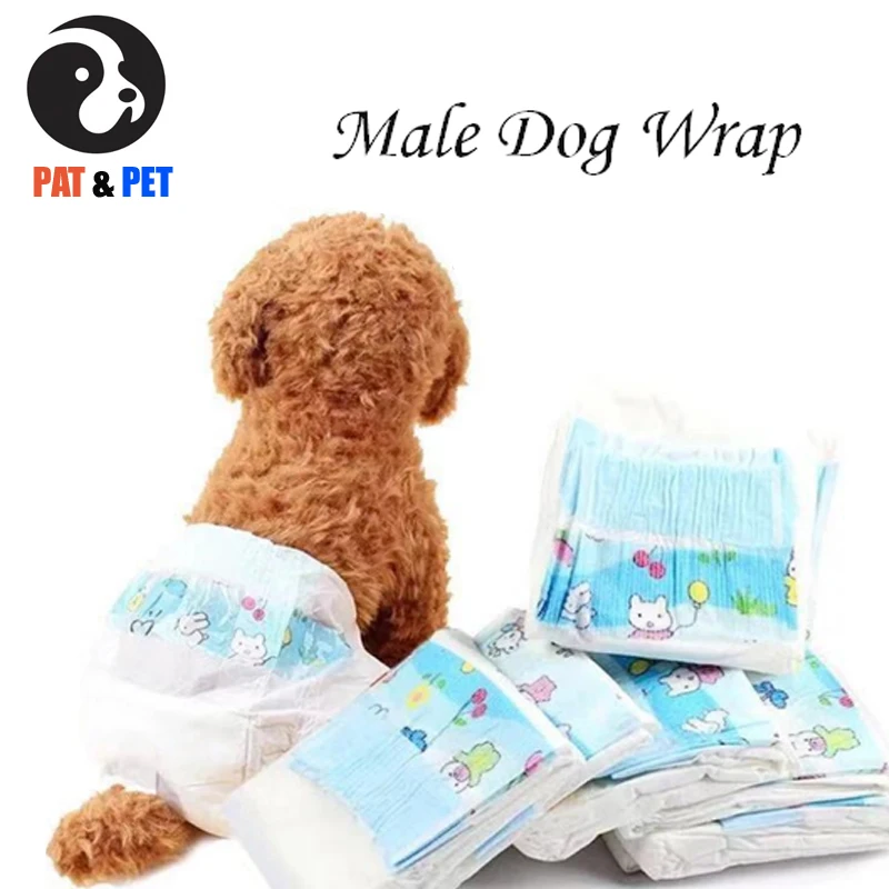 12pcs Disposable Male Dog Wrap 1