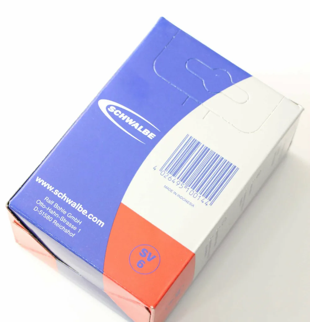 

Schwalbe Folding bike Inner Tube / bicycle trie inner tube / bike parts 20*1 1/8 SV6 presta valve 406