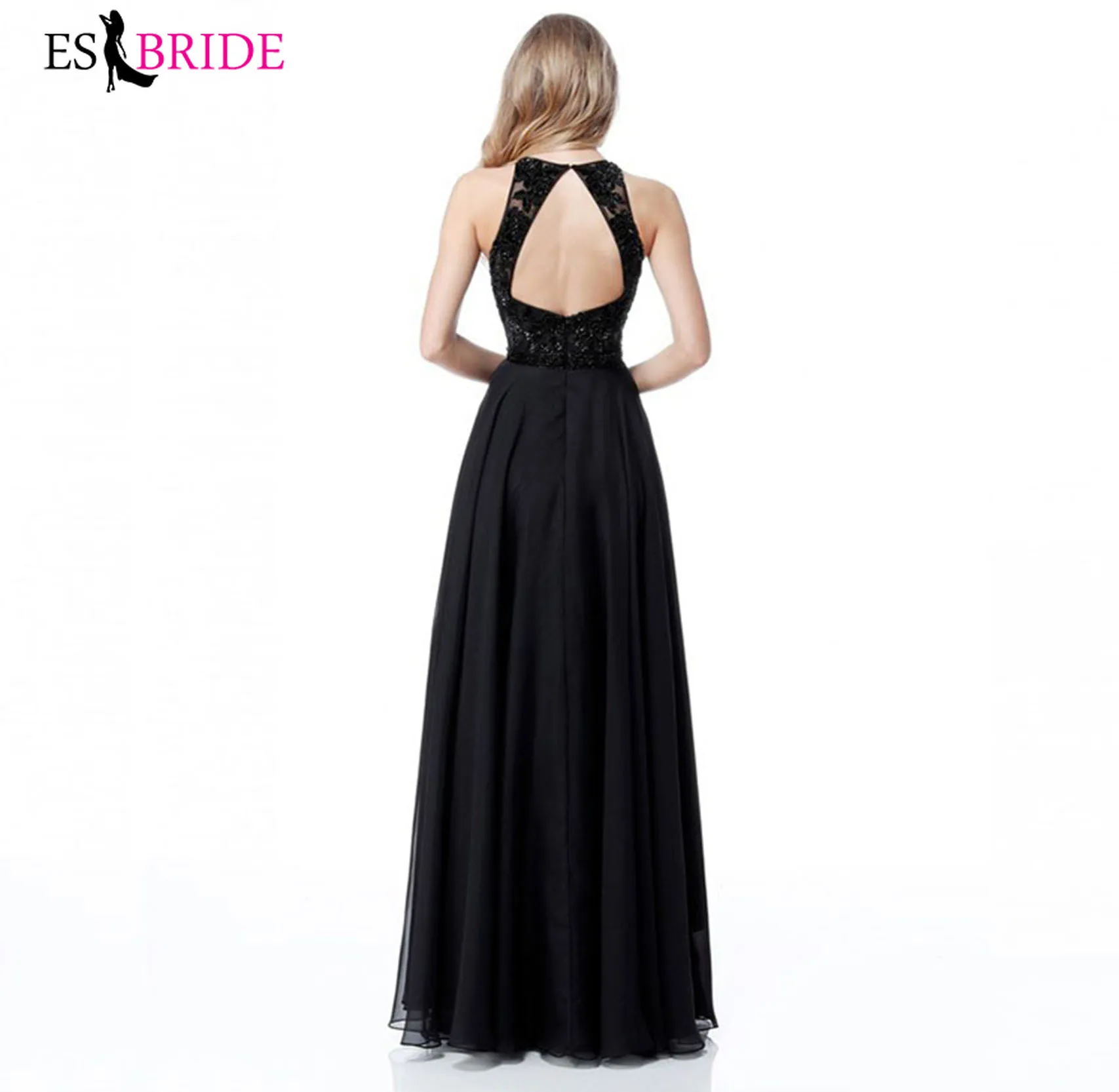 Сексуальные вечерние платья с открытой спиной, элегантное формальное платье без рукавов для выпускного вечера, платье для особых случаев, вечернее платье, платье для выпускного вечера es ES1653