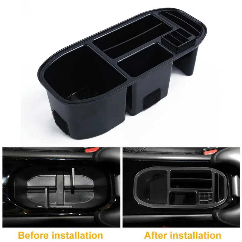 

Car Cup Holder Storage Box Containers For Honda Vezel HR-V HRV Organizer Parts