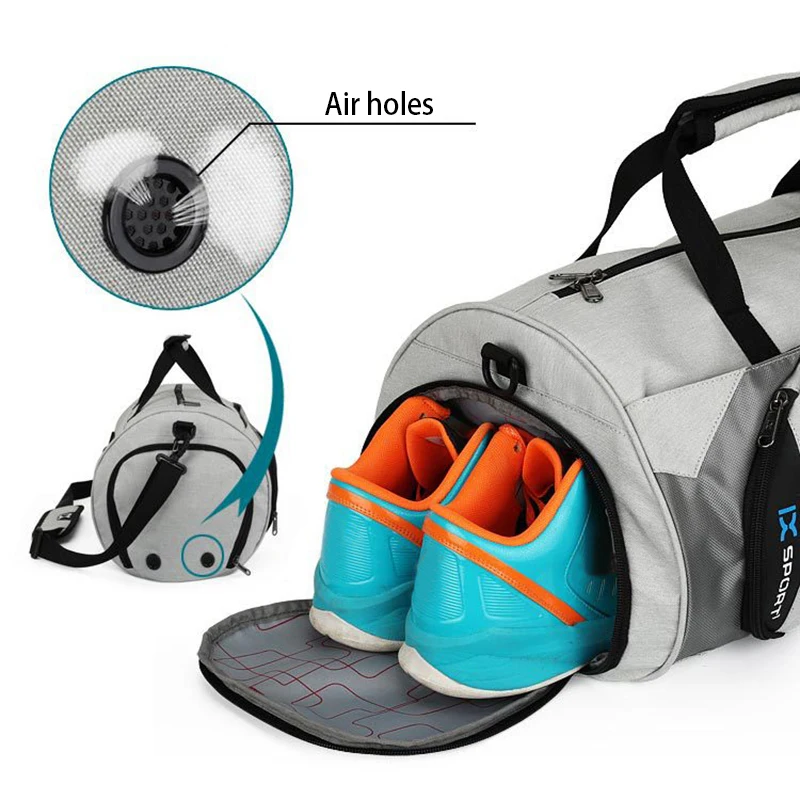 Мужские спортивные сумки для тренировок, водонепроницаемая баскетбольная фитнес-женская спортивная футбольная сумка с обувью, сумки на плечо для хранения 30