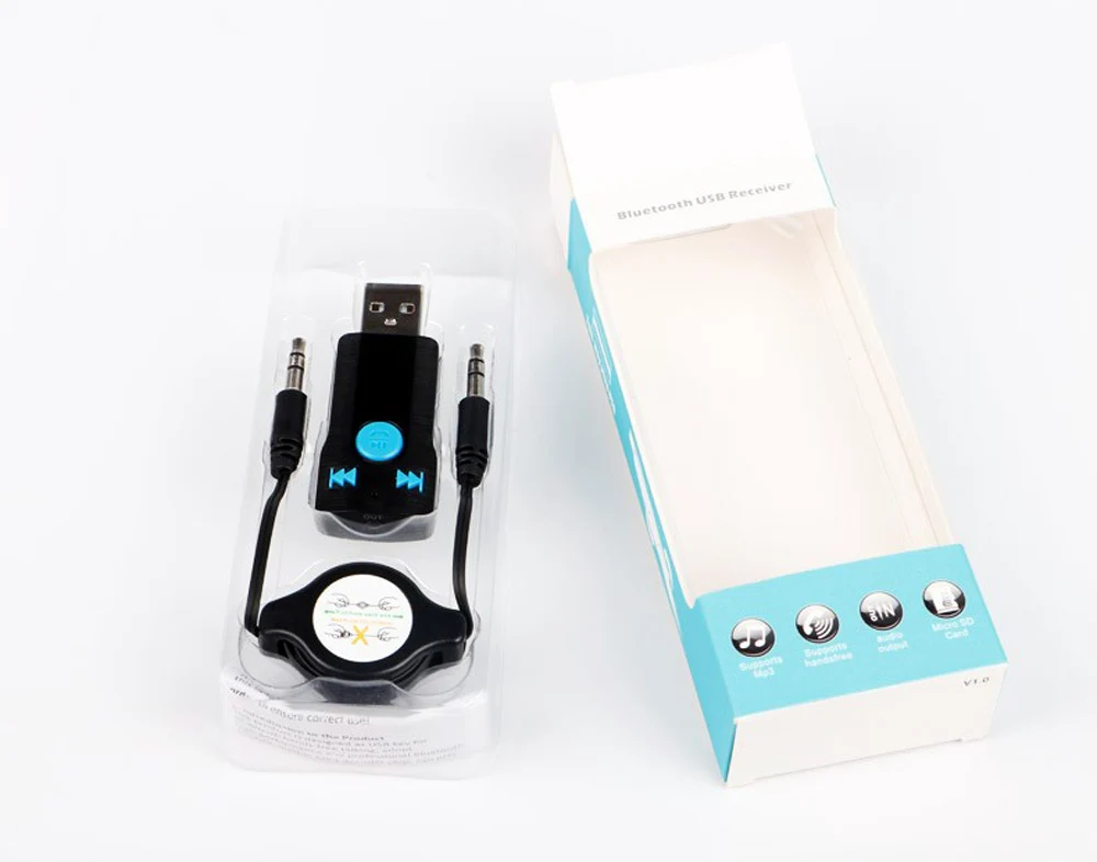 Wireless-Bluetooth-Car-Kit-USB-AUX-Audio Bluetooth-Receiver-17