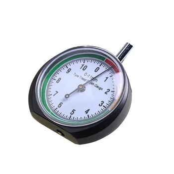 

Tire measuring depth gauge PC-3623 pointer type tread ruler shoepad wear 0-11mm Cylindrical measuring rod car accessories