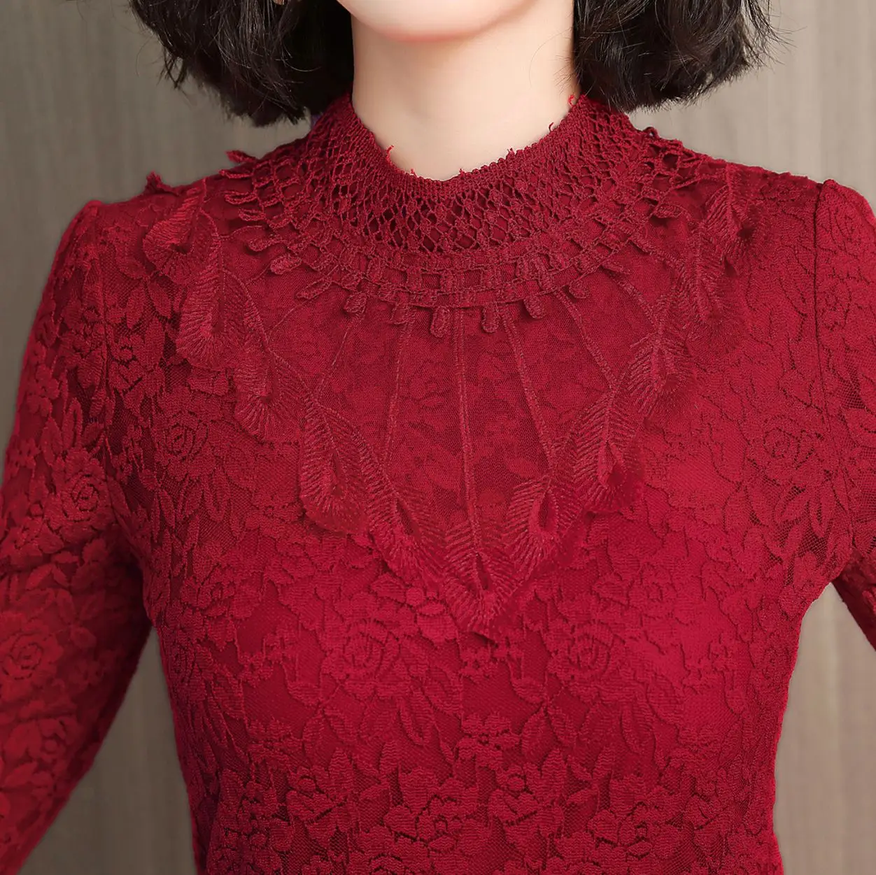 Распродажа осенние женские белые блузки Макси 5XL топы с длинным рукавом женская