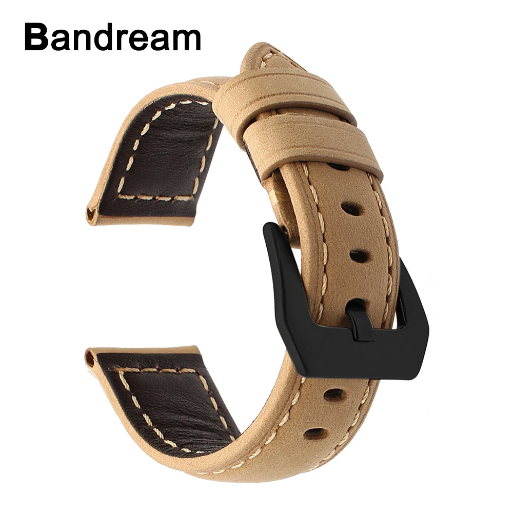 

Vintage Genuine Leather Watchband 22mm for LG G Watch Urbane Asus ZenWatch 1 2 Men Pebble Time / Steel Band Wrist Strap Black