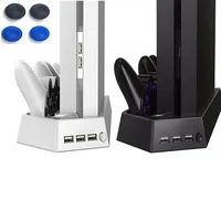 Für Playstation 4 DualShock 4 Controller Vertikale Stand Lüfter Kühler Dual Ladestation Lagerung PS4 Kühlung Lade