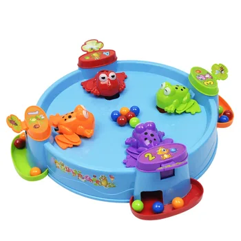 

Kids Educationa Toy Baby Toys Frog Grabs Ball Game Parent-child Interactive Table Games Feeds Frog Swallow Beads Eat Beans