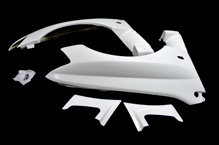 Evolution 8 9 Varis Aero GT Front Vented Fender FRP(3)