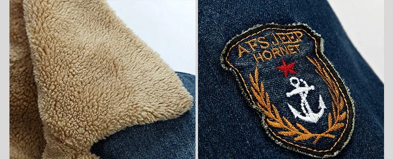 Брендовая одежда, зимняя мужская куртка, jaqueta masculina, теплая Толстая флисовая джинсовая куртка, Мужская повседневная верхняя одежда, мужская парка, пальто