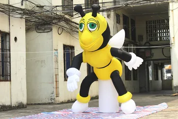 

Free shipping 2m high Inflatable Bee for Advertising Decoration