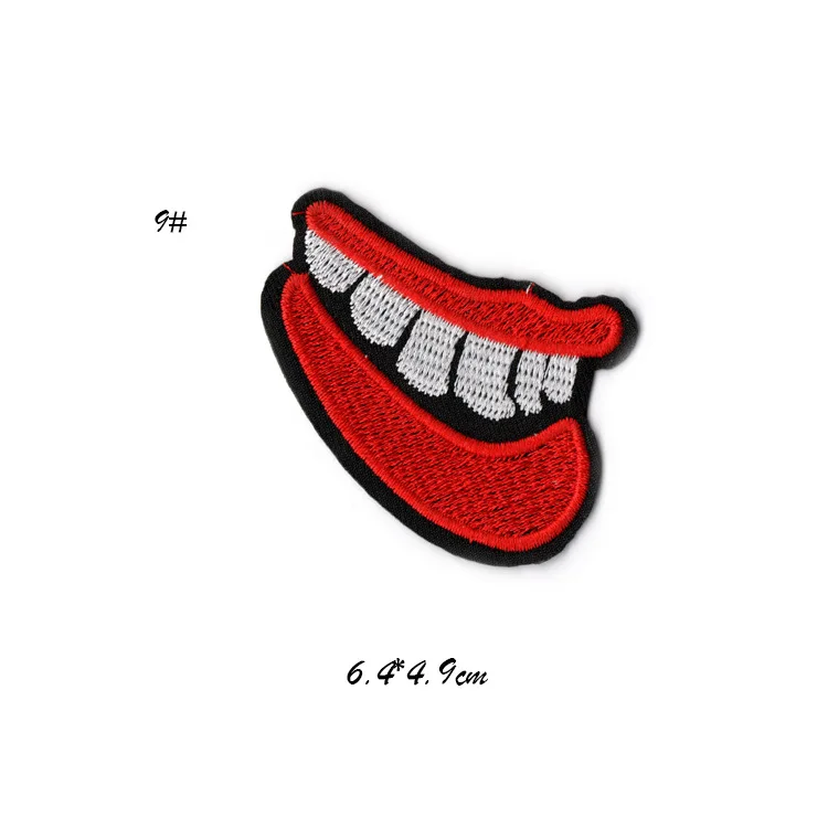 mouth lips patches for clothes 5