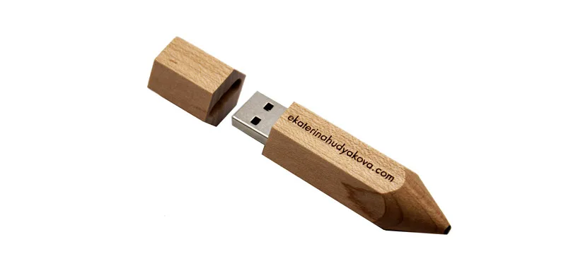 JASTER креативный деревянный карандаш флеш-диск USB 2,0 pendrive 4 Гб 64 ГБ 16 ГБ 32 ГБ 64 Гб ручка memory stick свадебный подарок