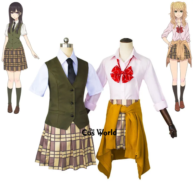 Citrus Aihara Yuzu Aihara Mei Momokino Himeko Taniguchi Harumi Sweater Vest Shirt Dress Jk School Uniform Cosplay Costumes Cosplay Costume School Uniform Cosplayuniform Cosplay Aliexpress