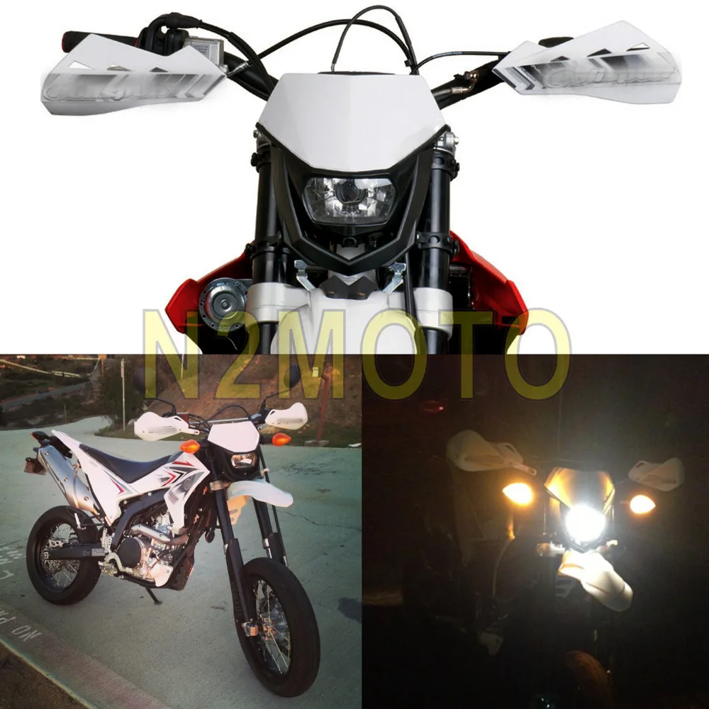 Buy Motocross White Headlights Headlamp StreetFighter