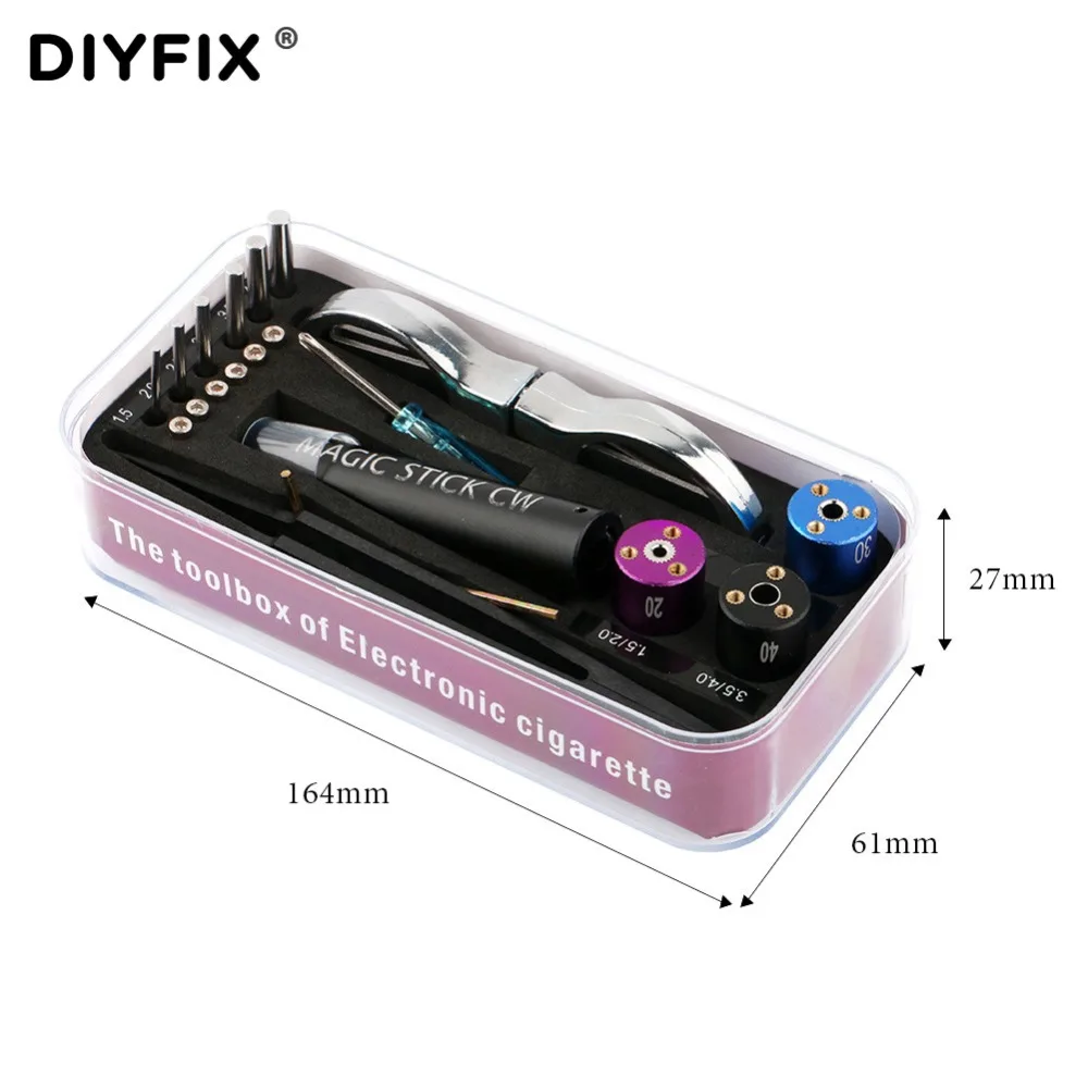 Новинка набор для вейпа DIYFIX 6 в 1 волшебная палочка наcw моточный комплект катушка