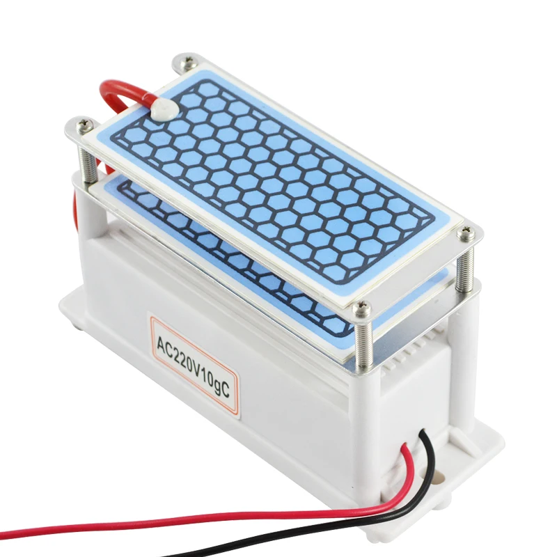 Online ATWFS Tragbare Ozon Generator 220 V 110 V 10g Doppel Blatt Keramik Platte Integrierte Ozon Generator Wasser Luft ozonisator