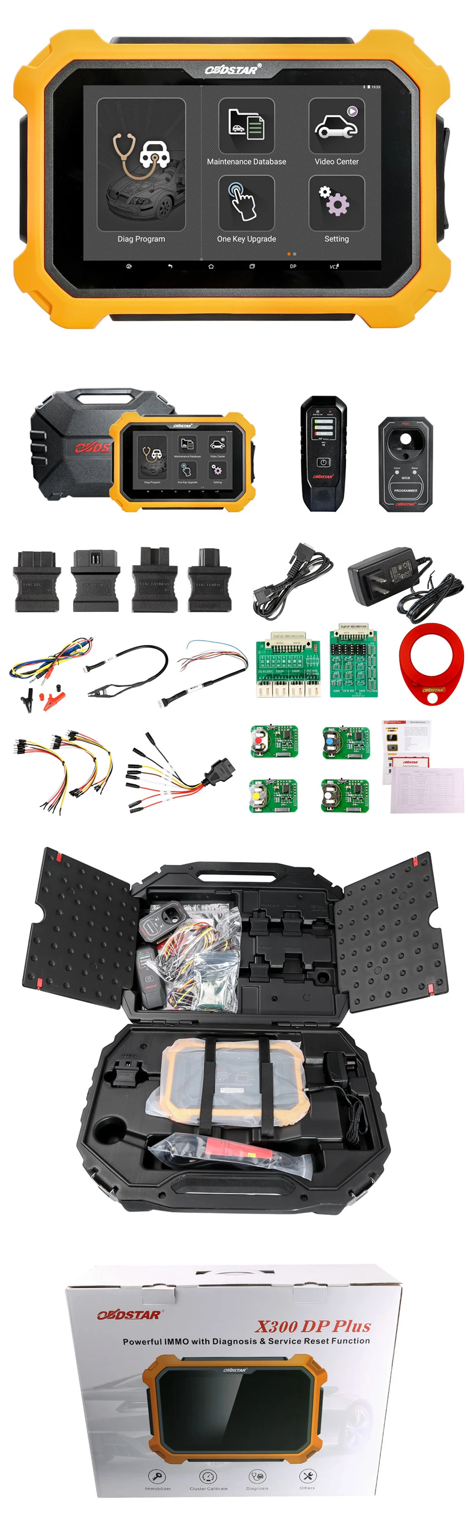 OBDSTAR X300 DP плюс X300DP Auto Key Программист Pin-код коррекция одометра адаптер ЭСППЗУ Digimaster3 EPB ABS диагностический инструмент