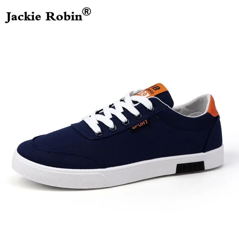 

2018 Hot sale Men's casual shoes Lace-up Flat Heel Canvas Comfortable Shoes Fashion Breathable Loafers Men Flats Zapatos Hombre