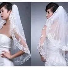 Любовь платье 1,5 м длина белый/слоновая кость 2 слоя аксессуары для невесты Фата невесты