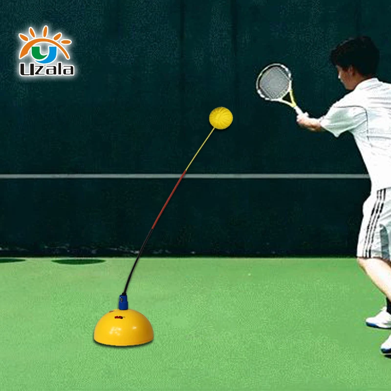 

New adjustable rod height tennis trainer Child adult beginner exerciser tennis equipment